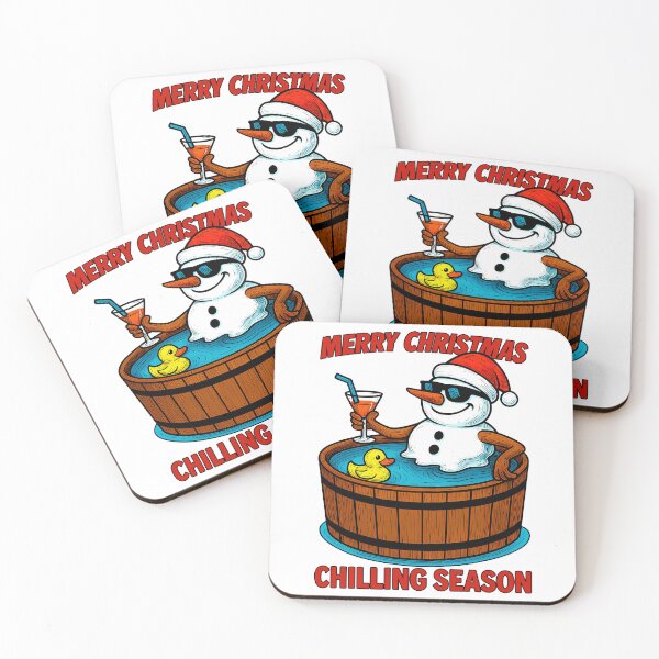 Item preview, Snowman’s Holiday Hot Tub Chill designed and sold by DariusZD.