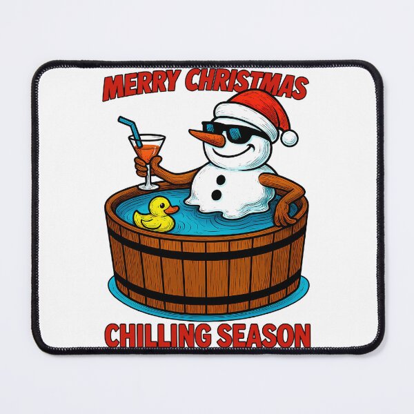 Item preview, Snowman’s Holiday Hot Tub Chill designed and sold by DariusZD.