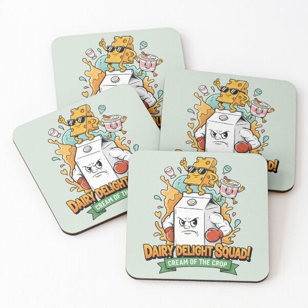 Item preview, Dairy Delight Squad Cream of the Crop - Funny Milk Carton Art designed and sold by AwesomeBeyondLimits.