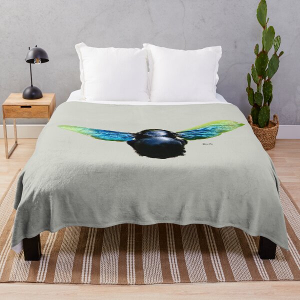 Item preview, The Carpenter Bee – Black Queen of the Garden / Swiss Artwork Photography designed and sold by Raphael Wolf.