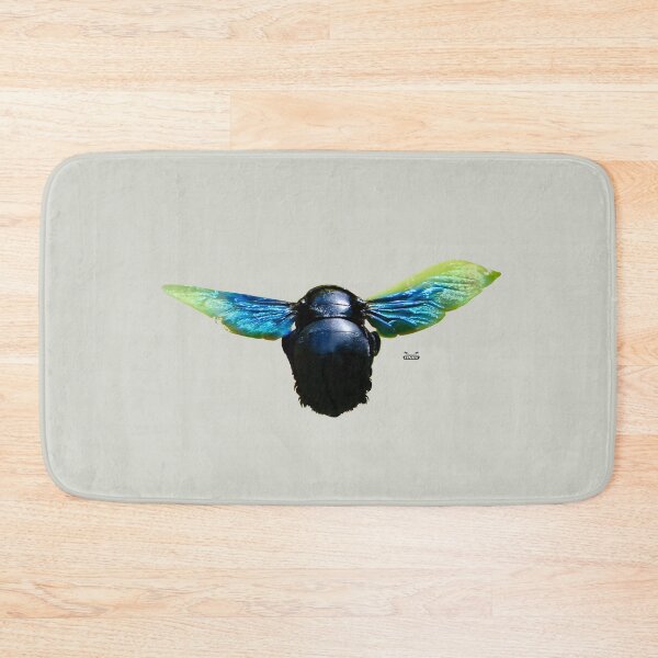 Item preview, The Carpenter Bee – Black Queen of the Garden / Swiss Artwork Photography designed and sold by Raphael Wolf.