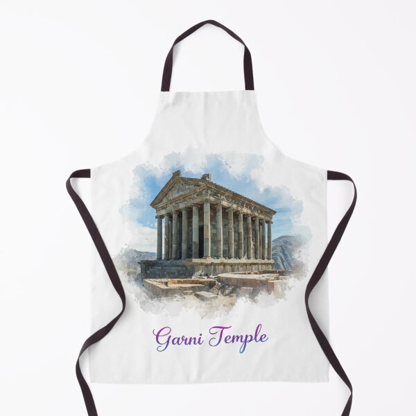 Item preview, Garni Temple Armenia Watercolor Art | Ancient Armenian Architecture designed and sold by NareArt.