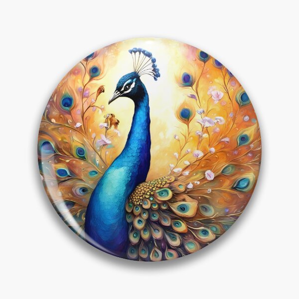 Item preview, Beautiful Peacock Painting designed and sold by Sharon Schwalbe.