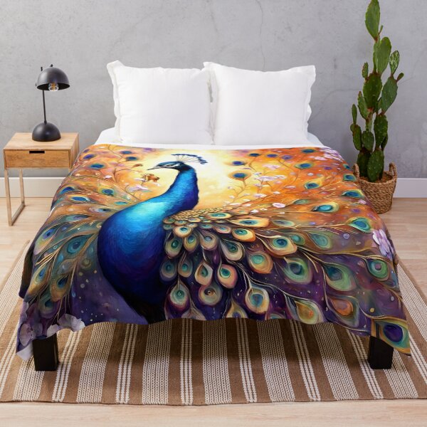Item preview, Beautiful Peacock Painting designed and sold by Sharon Schwalbe.