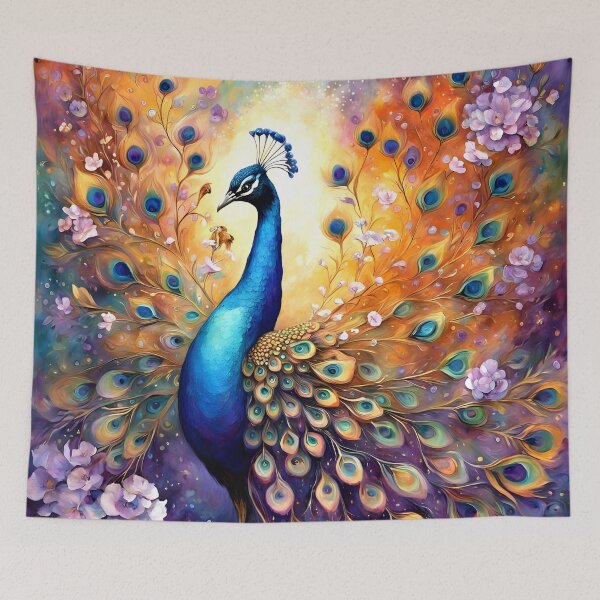 Item preview, Beautiful Peacock Painting designed and sold by Sharon Schwalbe.