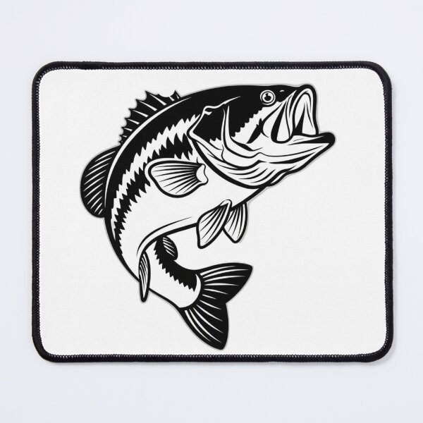 Item preview, Fish Jump Silhouette Fishing Decal & Apparel designed and sold by AlohaGoodday.