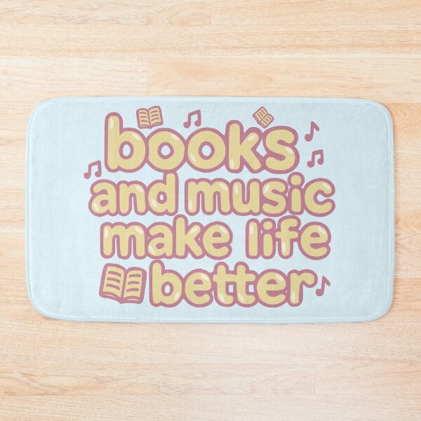 Item preview, books and music make life better #3 designed and sold by FandomizedRose.