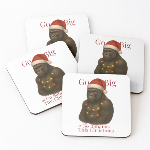Item preview, Christmas Gorilla – Go Big or Go Bananas This Christmas designed and sold by SVALANART.
