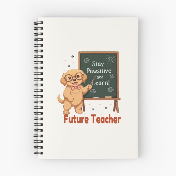 Item preview, Adorable Teacher Puppy with Chalkboard | Cute Classroom Dog | Puppy Dreams Big Series designed and sold by The Real Life Symphony.