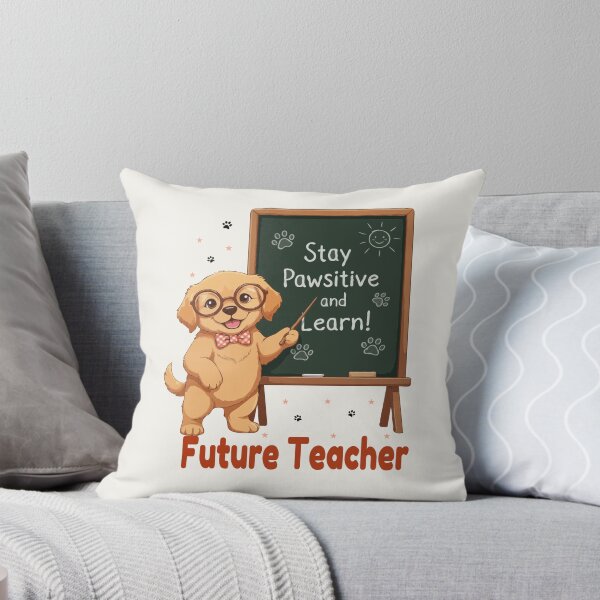 Item preview, Adorable Teacher Puppy with Chalkboard | Cute Classroom Dog | Puppy Dreams Big Series designed and sold by The Real Life Symphony.