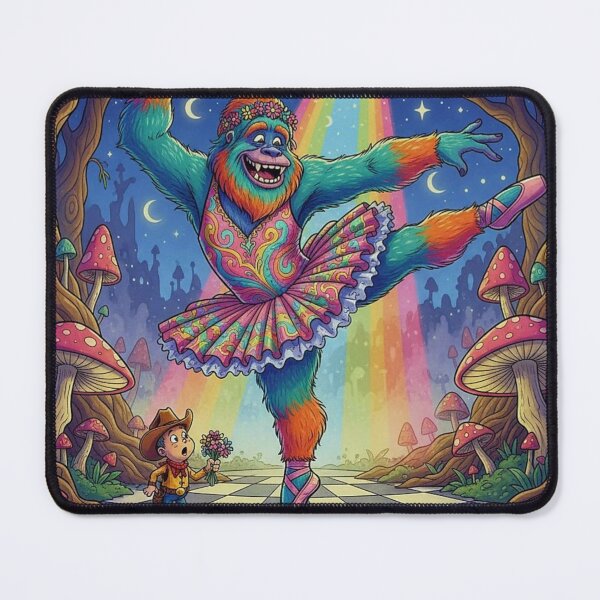 Item preview, Steve McYeti's Psychedelic Ballet Leap designed and sold by Art's Diner.