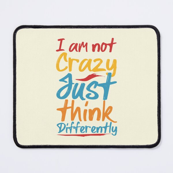 Item preview, Think Differently Motivational Typography Quote Design designed and sold by DaVinciFeather.
