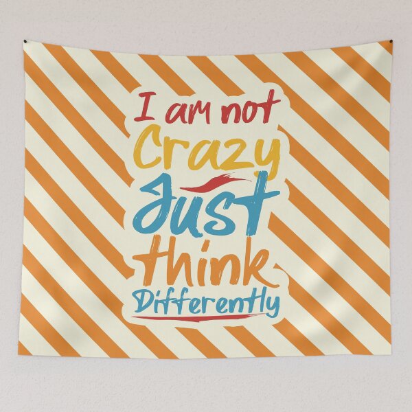 Item preview, Think Differently Motivational Typography Quote Design designed and sold by DaVinciFeather.