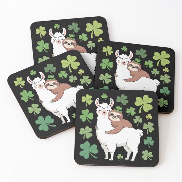 Item preview, Leprechaun Sloth and Llama designed and sold by jkrphoto.