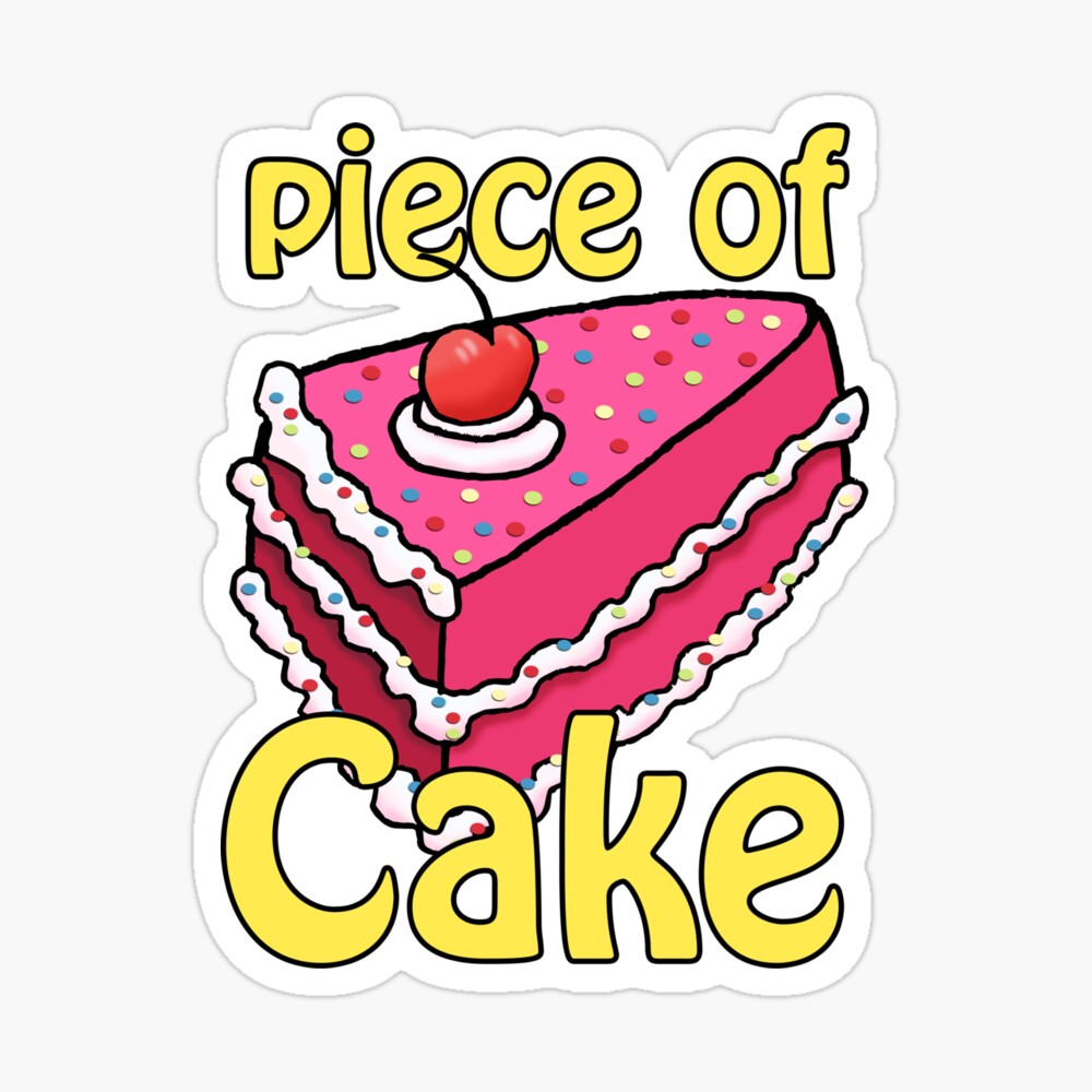 Free Piece of Cake Coloring Page - Free Printable Coloring Pages for Kids