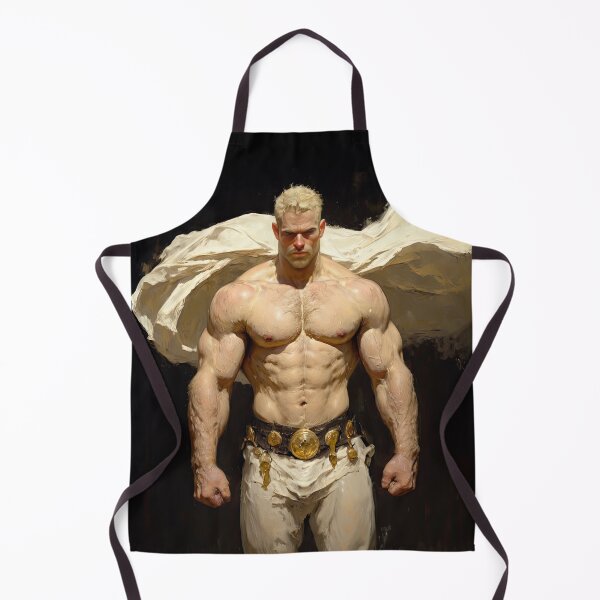 Item preview, Hero caped and belted in form and strength designed and sold by ChanningsPinups.