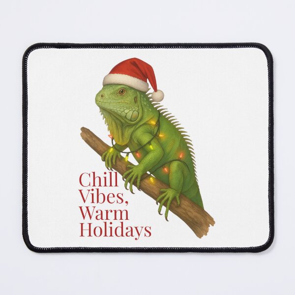 Item preview, Christmas Iguana – Chill Vibes, Warm Holidays designed and sold by SVALANART.