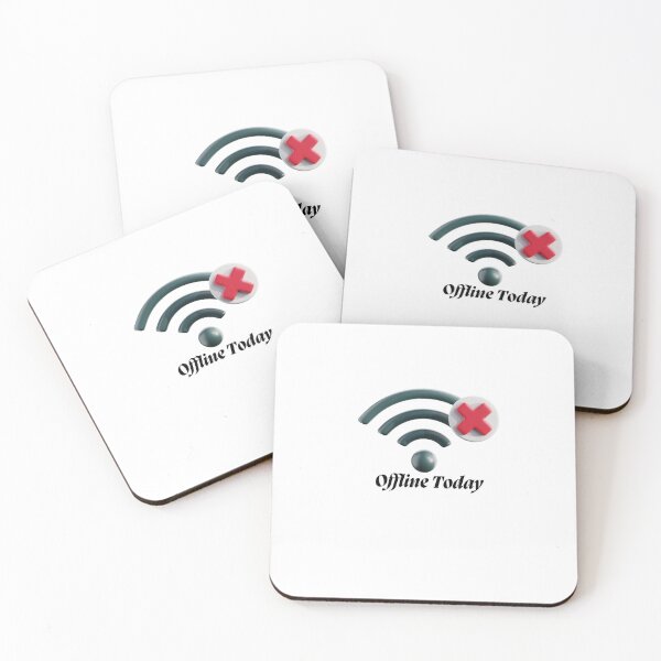 Item preview, "Offline Today" - Minimalist Wifi Design designed and sold by HappyMamaS.