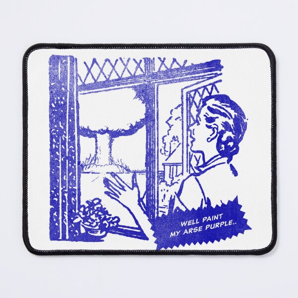 Item preview, The end of the world as we know it (blue) designed and sold by Fran Thornton.