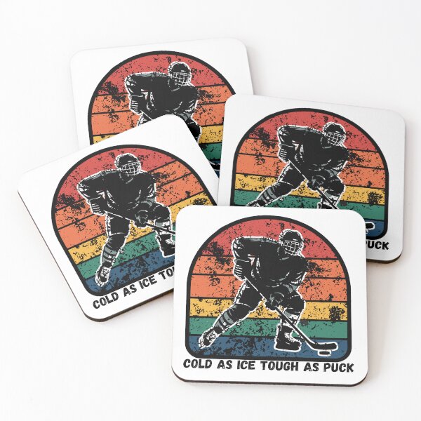 Item preview, Cold as Ice – Tough as Puck | Funny Hockey Ice Design designed and sold by ABLAT-CREATIONS.