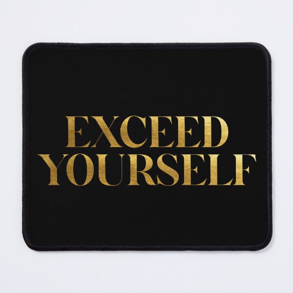Item preview, GYM, EXCEED YOURSELF designed and sold by Sarcastic Tee.