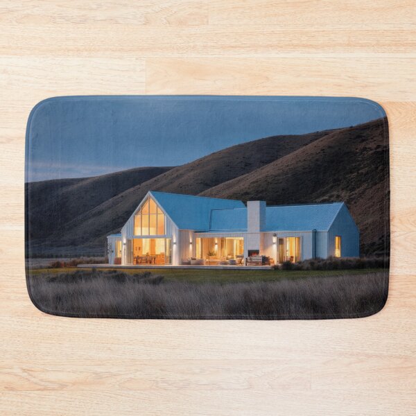 Item preview, Modern house at dusk near mountains designed and sold by anytka.