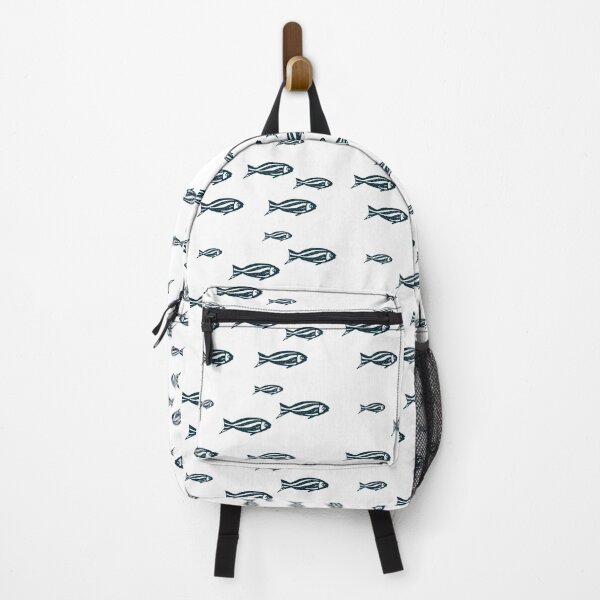 Item preview, Shoal of Fish – Minimal Nautical Marine Pat designed and sold by CreationbyNiki.