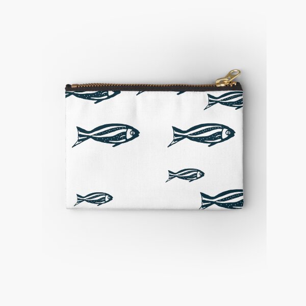 Item preview, Shoal of Fish – Minimal Nautical Marine Pat designed and sold by CreationbyNiki.