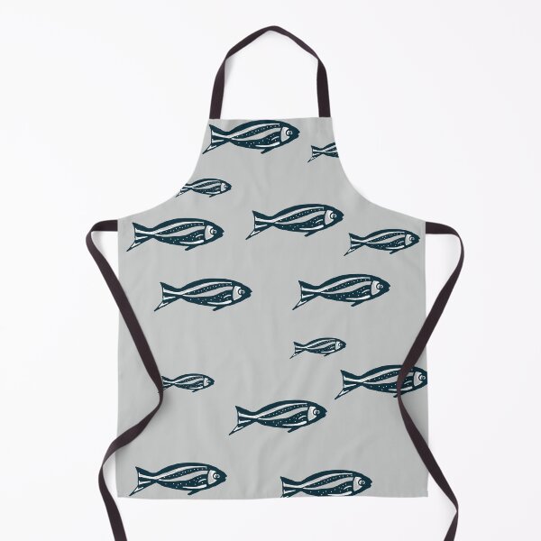 Item preview, Shoal of Fish – Minimal Nautical Marine Pat designed and sold by CreationbyNiki.