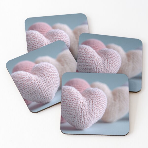 Item preview, Knitted hearts on display designed and sold by anytka.