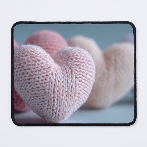Item preview, Knitted hearts on display designed and sold by anytka.