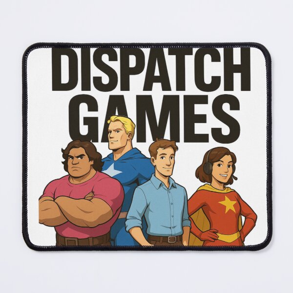 Item preview, Dispatch Games Superhero Team Retro Comic Style Art designed and sold by zevorgue.