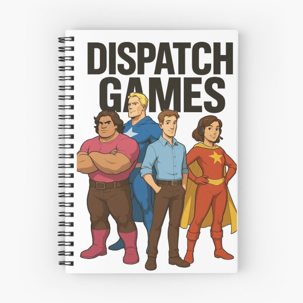 Item preview, Dispatch Games Superhero Team Retro Comic Style Art designed and sold by zevorgue.