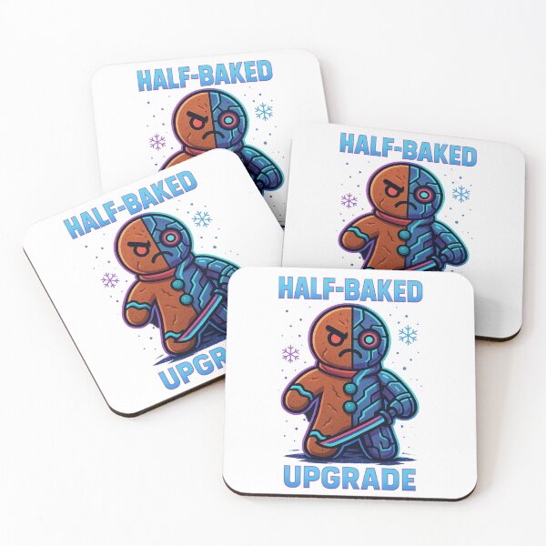 Item preview, HALF-BAKED UPGRADE  gingerbread T-Shirt designed and sold by NAJURE.