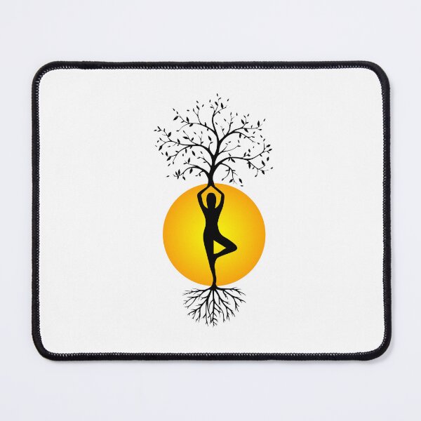 Item preview, Yoga Mindfulness Print – Calm, Balance & Inner Peace Tree Print designed and sold by Born To Be Fit.