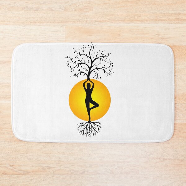 Item preview, Yoga Mindfulness Print – Calm, Balance & Inner Peace Tree Print designed and sold by Born To Be Fit.