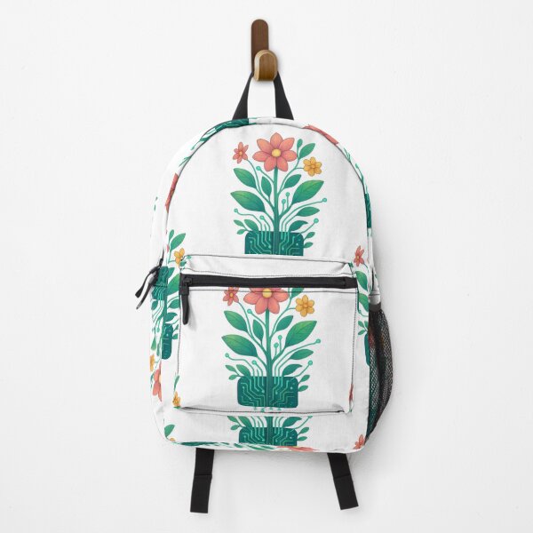 Item preview, Circuit Flower – Tech-Organic Botanical Illustration designed and sold by Byarasstudio.