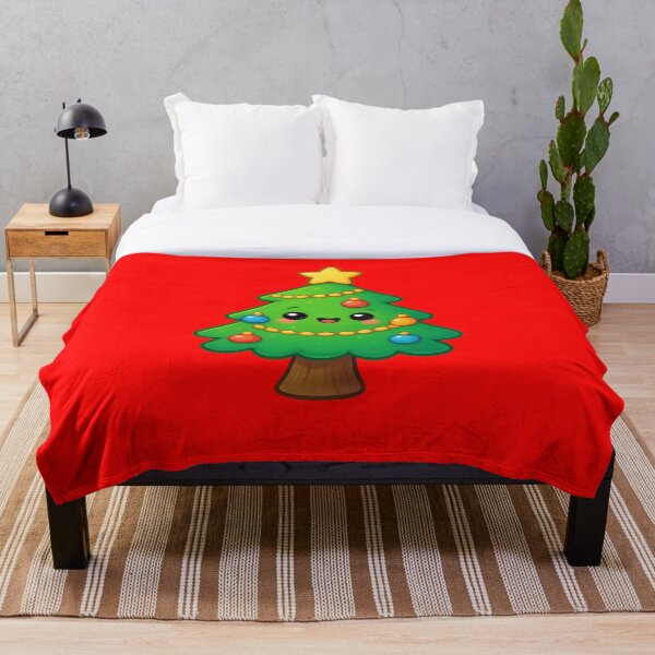 Item preview, Lindo árbol de Navidad Kawaii – Divertida pegatina navideña designed and sold by RedStudioPRO872.