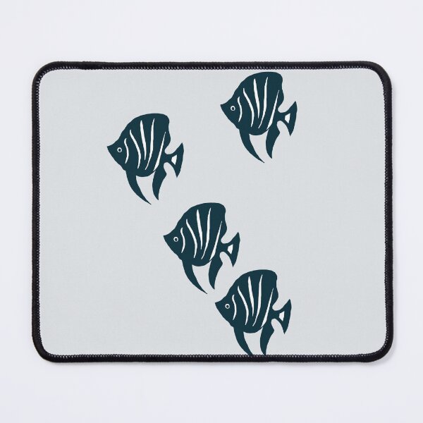 Item preview, Tropical Angelfish – Minimal Ocean Life Illustration designed and sold by CreationbyNiki.
