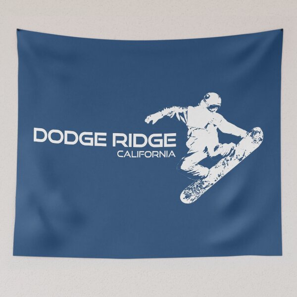 Item preview, Dodge Ridge Mountain Resort California Snowboarder designed and sold by Esskay Designs.