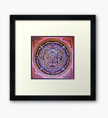 Kalachakra Sera - Mandala Framed Print