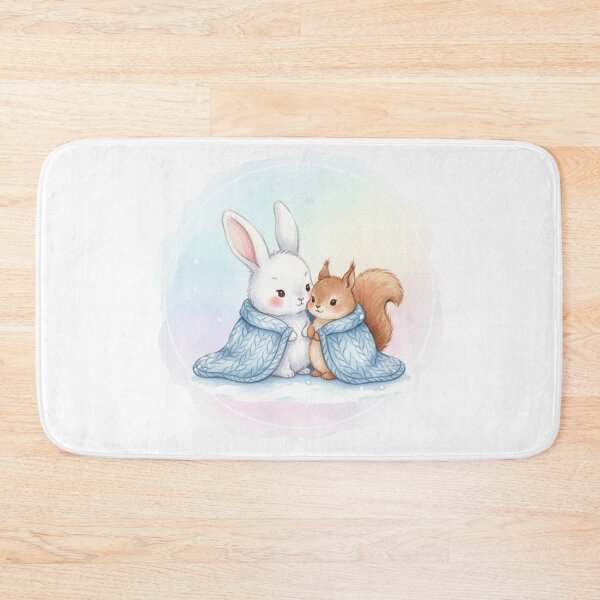 Item preview, Cute Christmas Friends Snuggling designed and sold by Vallentinez.