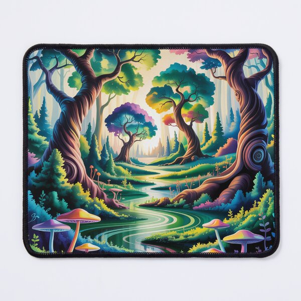 Item preview, A mesmerizing forest landscape hypnotic style. designed and sold by Lilashakti ⭐️ ⭐️ ⭐️ ⭐️ ⭐️.