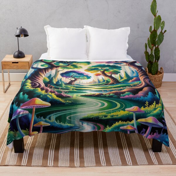 Item preview, A mesmerizing forest landscape hypnotic  style. designed and sold by Lilashakti ⭐️ ⭐️ ⭐️ ⭐️ ⭐️.