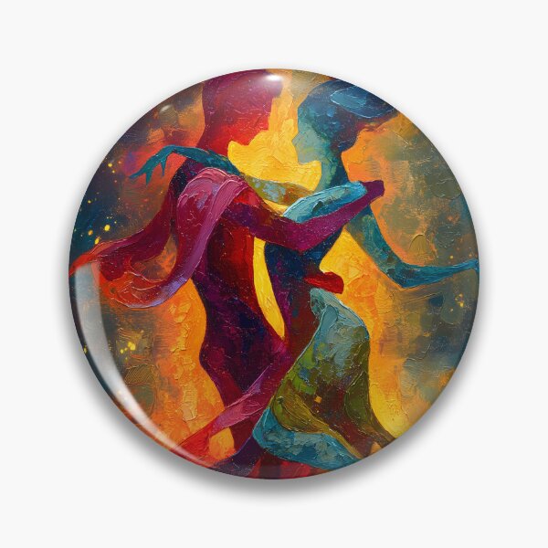 Item preview, Abstract Salsa Dancing  Fiery Cool Colors, Vibrant designed and sold by AtotheTwoDesign.