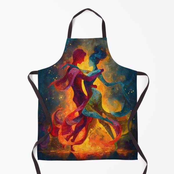 Item preview, Abstract Salsa Dancing Fiery Cool Colors, Vibrant designed and sold by AtotheTwoDesign.