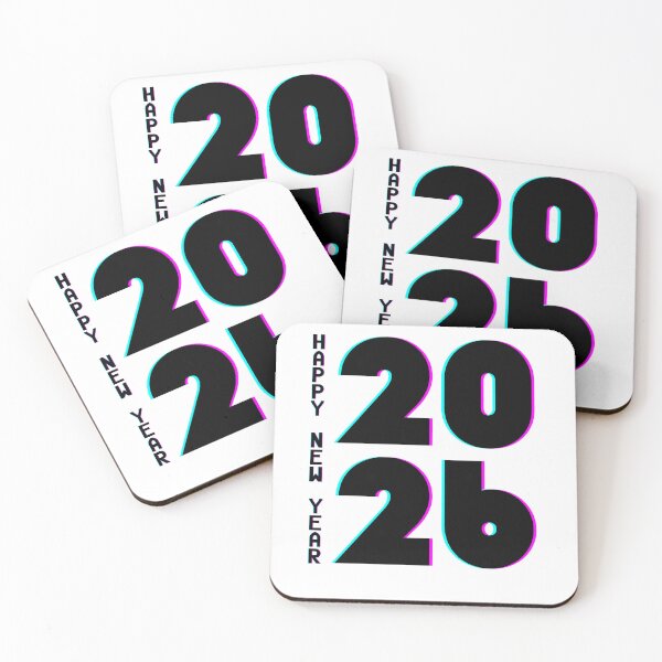 Artikelvorschau, Frohes Neues Jahr 2026 mit Glitch-Effekt entworfen und verkauft von EwaVerse.