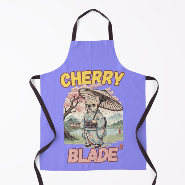 Item preview, Cherry Blade | Cute French Bulldog in Kimono designed and sold by PanGieroj.