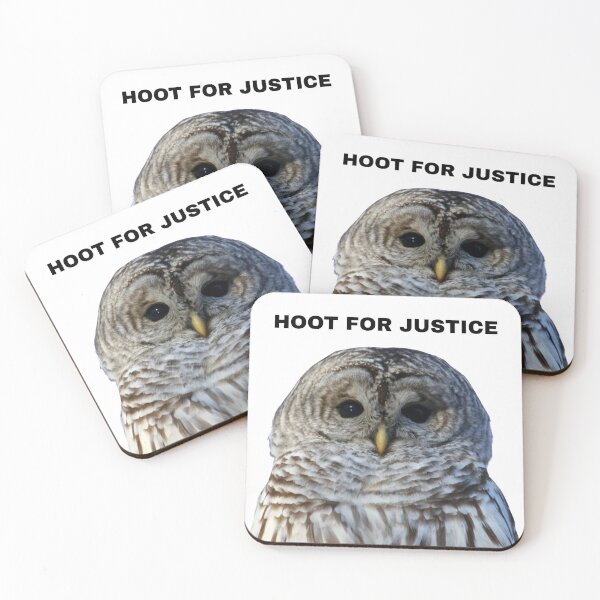 Item preview, HOOT FOR JUSTICE designed and sold by locustgirl.