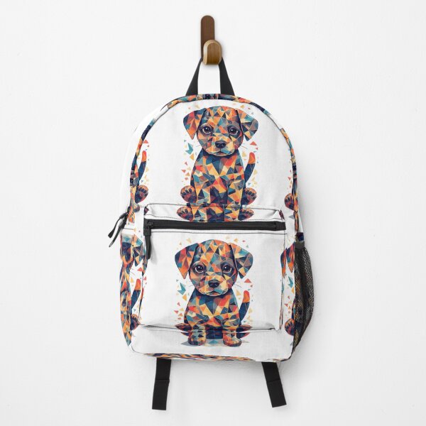 Item preview, Colorful Polygon Puppy designed and sold by LunarFLUX.